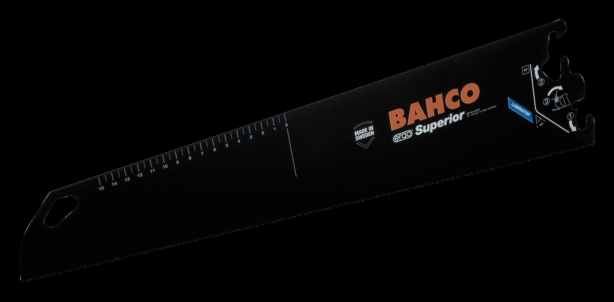 Bahco 20" XT11 teeth, laminator blade for flooring