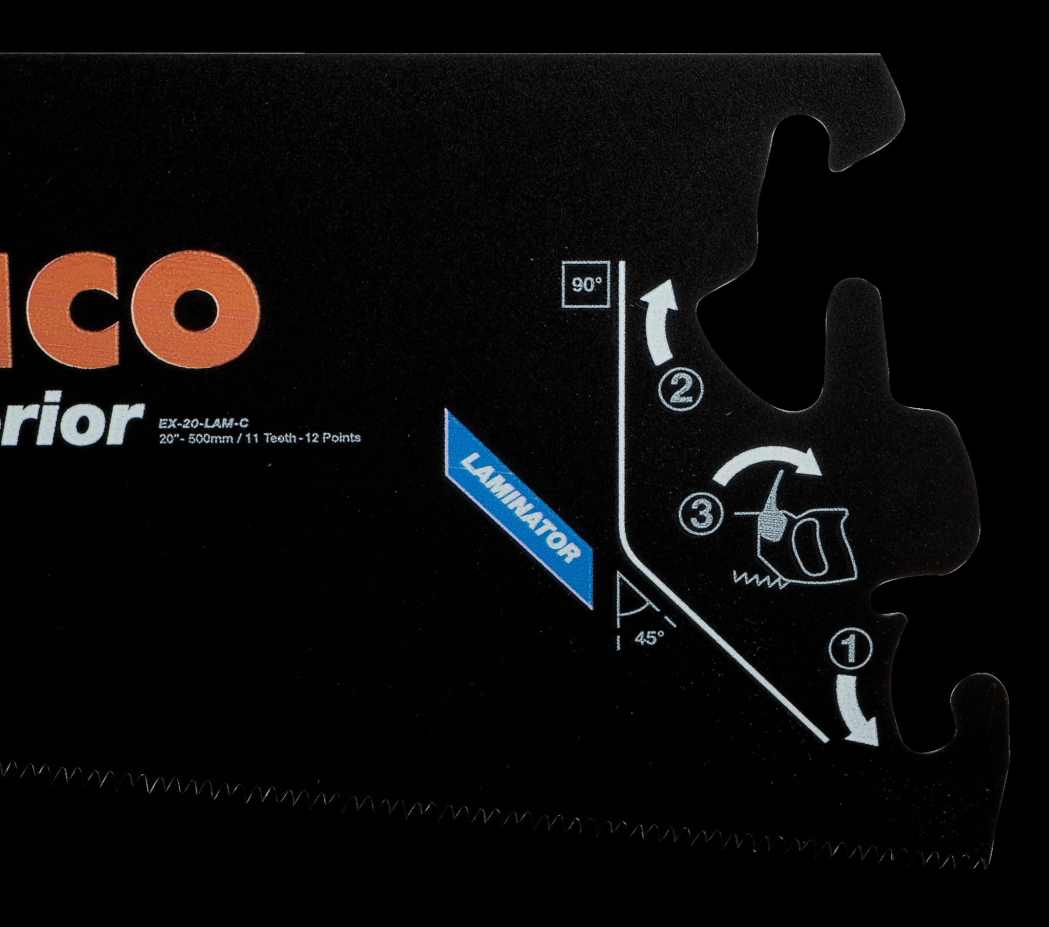 Bahco 20" XT11 teeth, laminator blade for flooring - Image 3