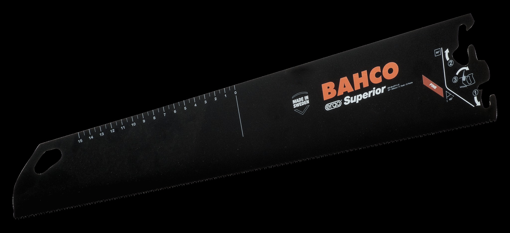 Bahco 20" XT11 teeth, blade for cutting fine wood