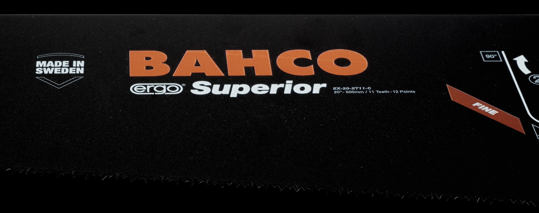Bahco 20" XT11 teeth, blade for cutting fine wood - Image 4
