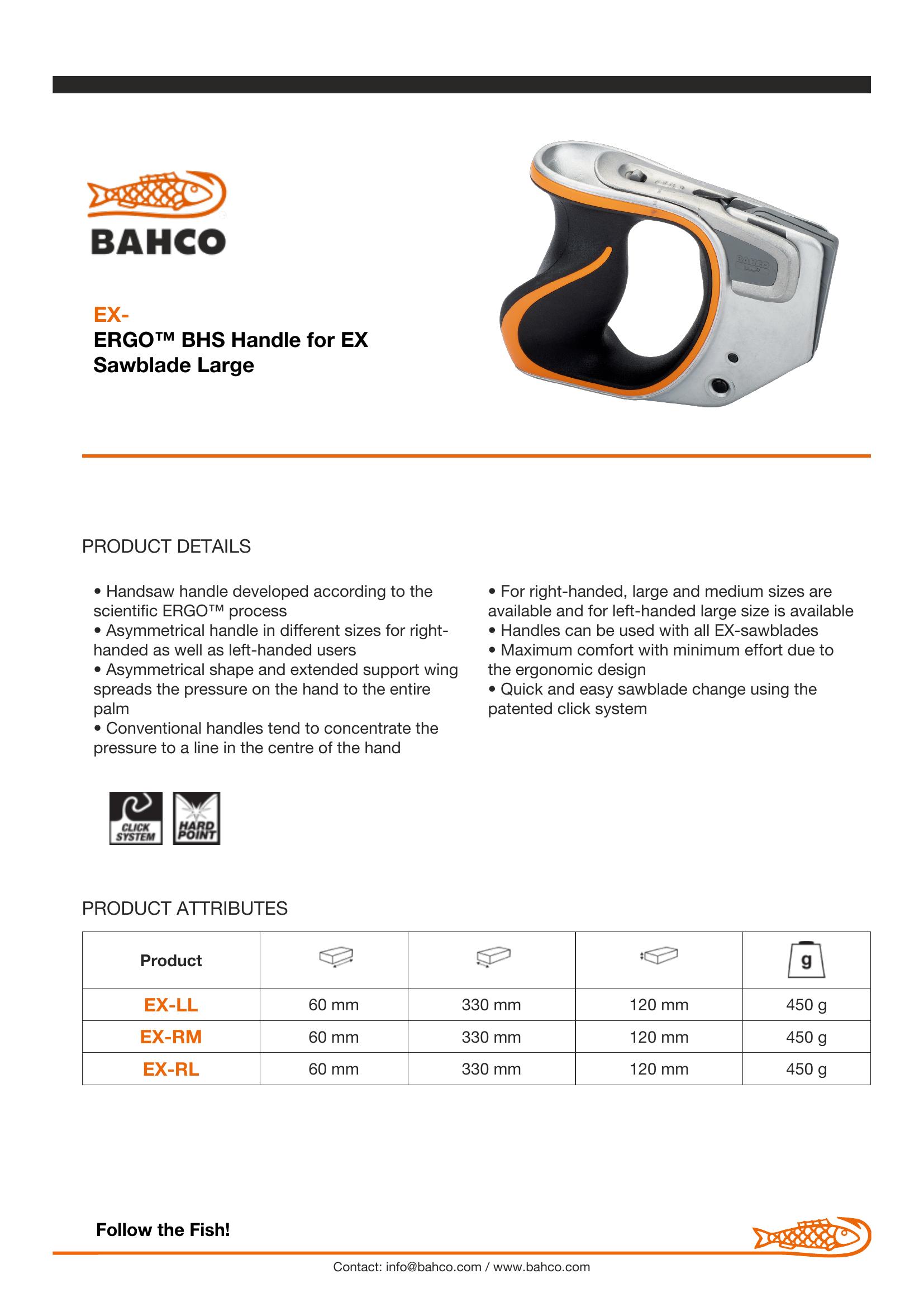 Bahco Handle - Left handed Large - Image 6