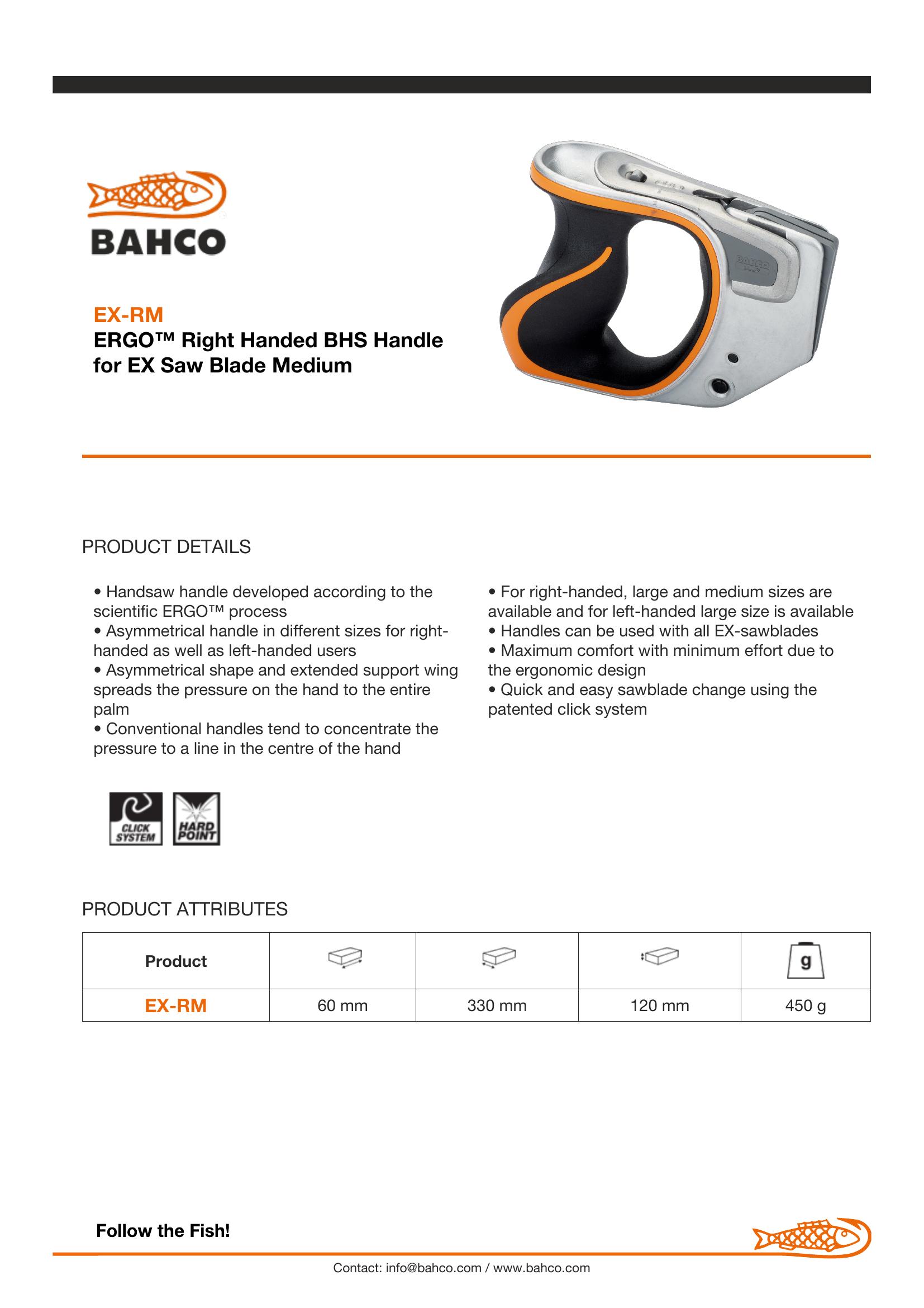 Bahco Handle - Right handed Medium - Image 6