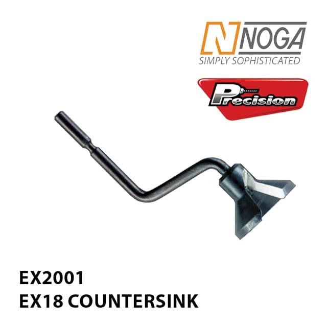 NOGA COUNTERSINK FIXED BLADE 4-18mm EXTERNAL CRANKED RDE18