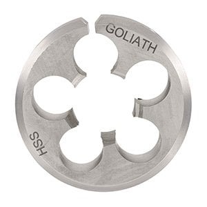 Goliath Threading Tools 3/4" x 10 UNC 2" HSS Left Hand Button Die - Goliath