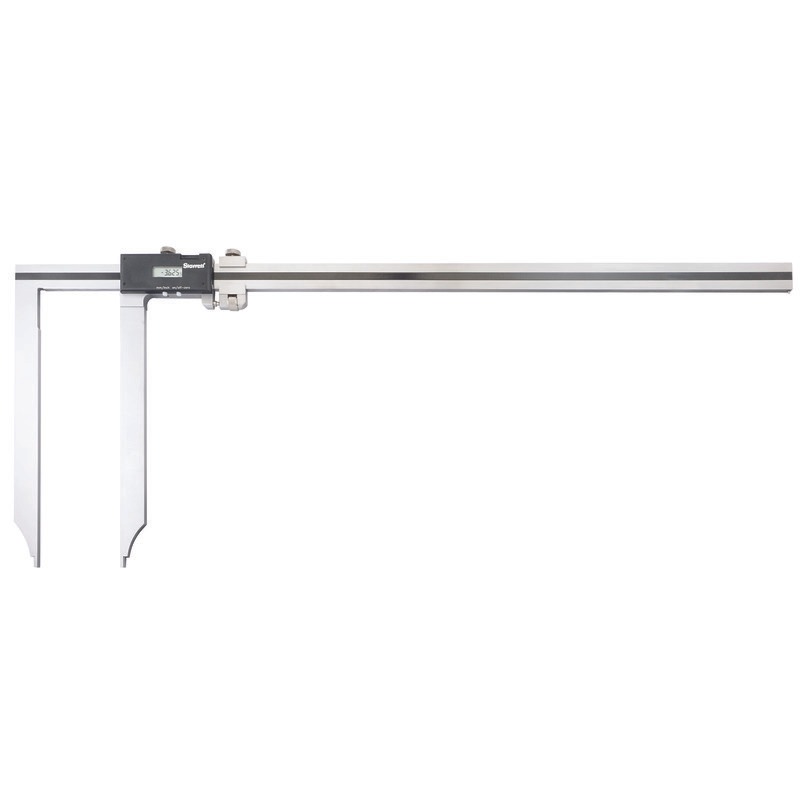 Starrett ELECTRONIC CALIPER - HARDENED STAINLESS STEEL - WITH LONG JAWS - WATER RESI F5005BZ-24/600 Electronic Caliper