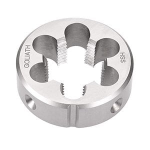 Goliath Threading Tools 1/8 x 27 NPT 1.1/2" HSS Button Die - Goliath