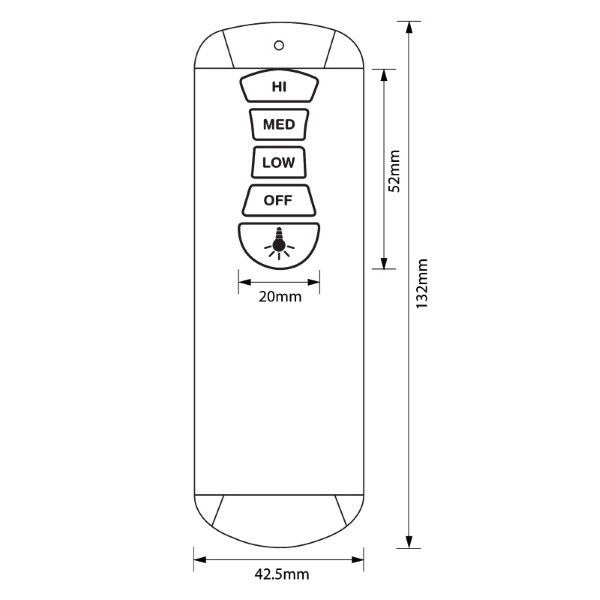 REVELAIR - CEILING FAN REMOTE CONTROL KIT SUITS DEKA AND REVELAIR BRANDS - Image 3