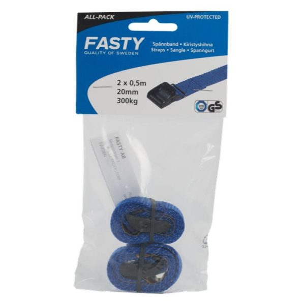 FASTY - STRAP PINPACK 0.5m x 20mm [2] BLUE
