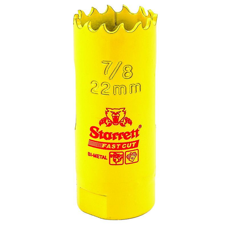 Starrett - FCH Bi-Metal Fast Cut Holesaw 22mm (7/8inch)