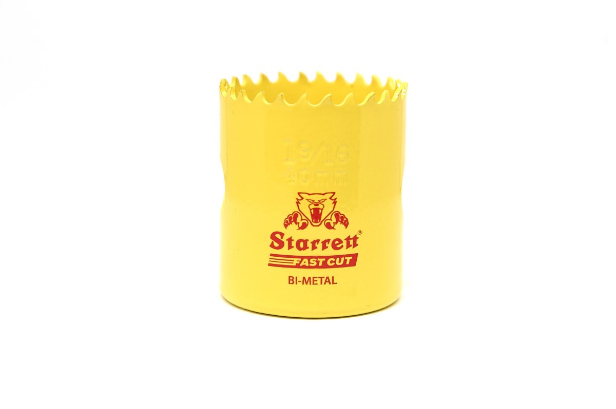 Starrett - FCH Bi-Metal Fast Cut Holesaw 40mm (1.9/16inch)