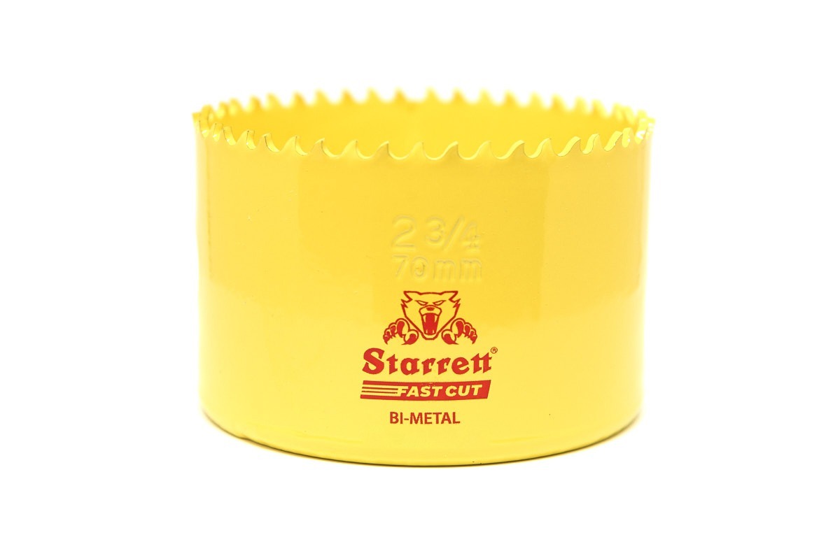 Starrett - FCH Bi-Metal Fast Cut Holesaw 70mm (2.3/4inch)