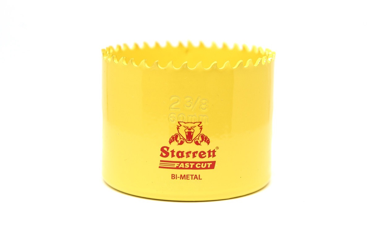 Starrett - FCH Bi-Metal Fast Cut Holesaw 60mm (2.3/8inch)