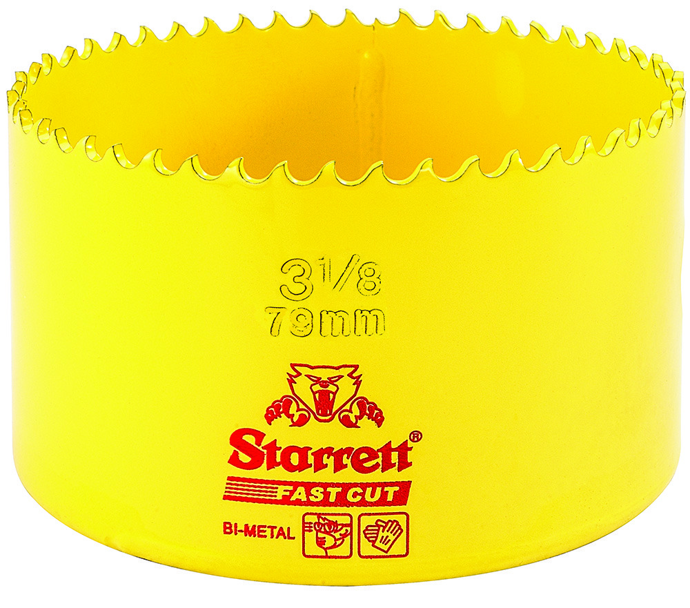 Starrett - FCH Bi-Metal Fast Cut Holesaw 79mm (3.1/8inch) - Image 2
