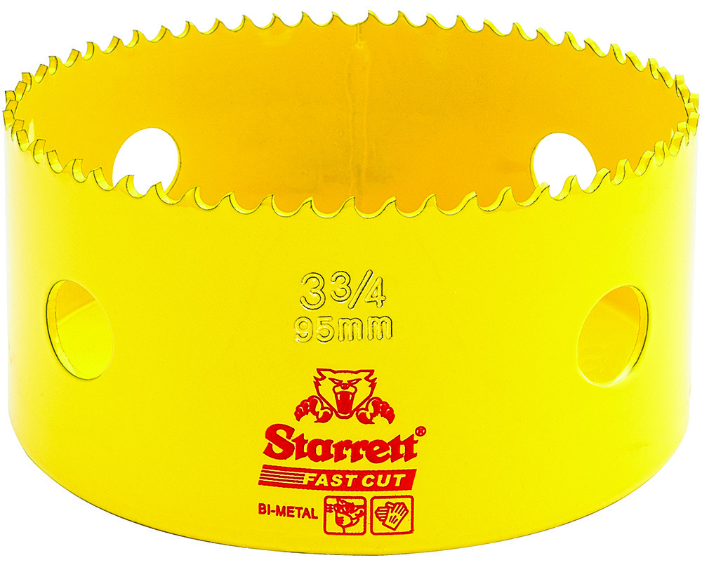 Starrett - FCH Bi-Metal Fast Cut Holesaw 95mm (3.3/4inch) - Image 2