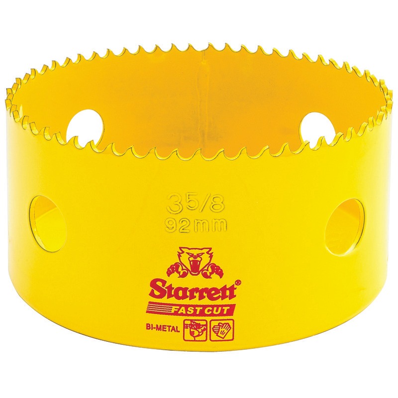 Starrett - FCH Bi-Metal Fast Cut Holesaw 92mm (3.5/8inch)