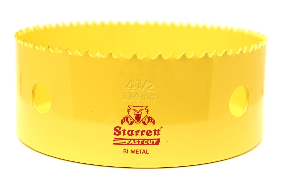 Starrett - FCH Bi-Metal Fast Cut Holesaw 114mm (4.1/2inch)