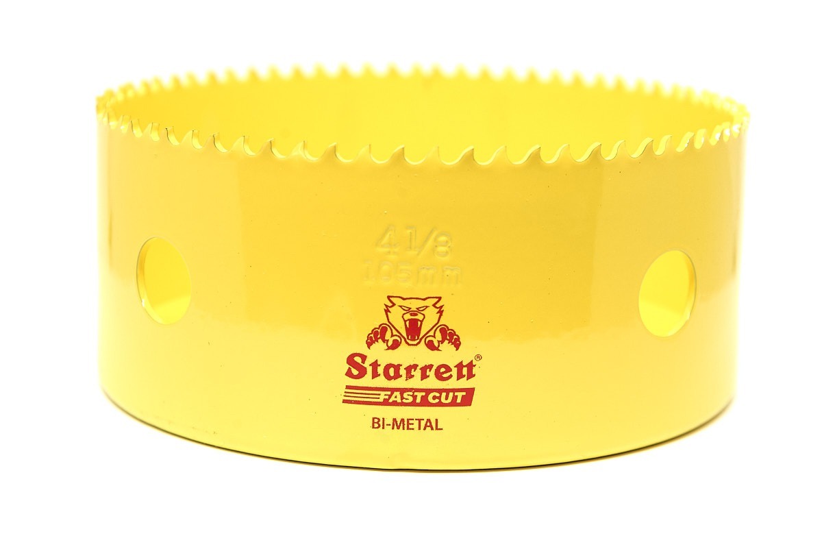 Starrett - FCH Bi-Metal Fast Cut Holesaw 105mm (4.1/8inch)