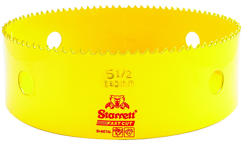Starrett - FCH Bi-Metal Fast Cut Holesaw 140mm (5.1/2inch) - Image 2
