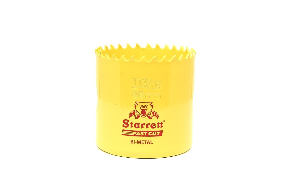 Starrett - FCH Bi-Metal Fast Cut Holesaw 46mm (1.13/16inch)
