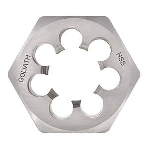 Goliath Threading Tools 3/8" x 24 UNF HSS Left Hand Die Nut - Goliath