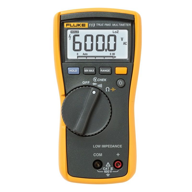 FLUKE - MULTIMETER UTILITY 600V TRMS BACKLIGHT
