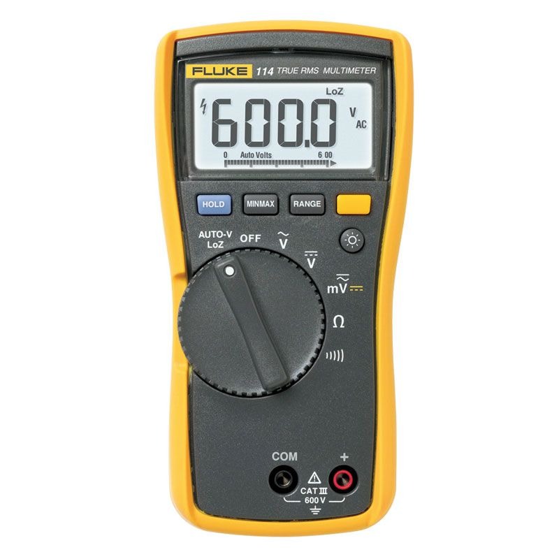 FLUKE - MULTIMETER 600V TRUE-RMS BACKLIGHT