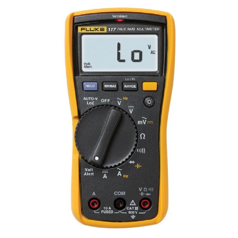 FLUKE - MULTIMETER 600V TRUE-RMS 10A CONT, VOLTALERT, BACKLIGHT