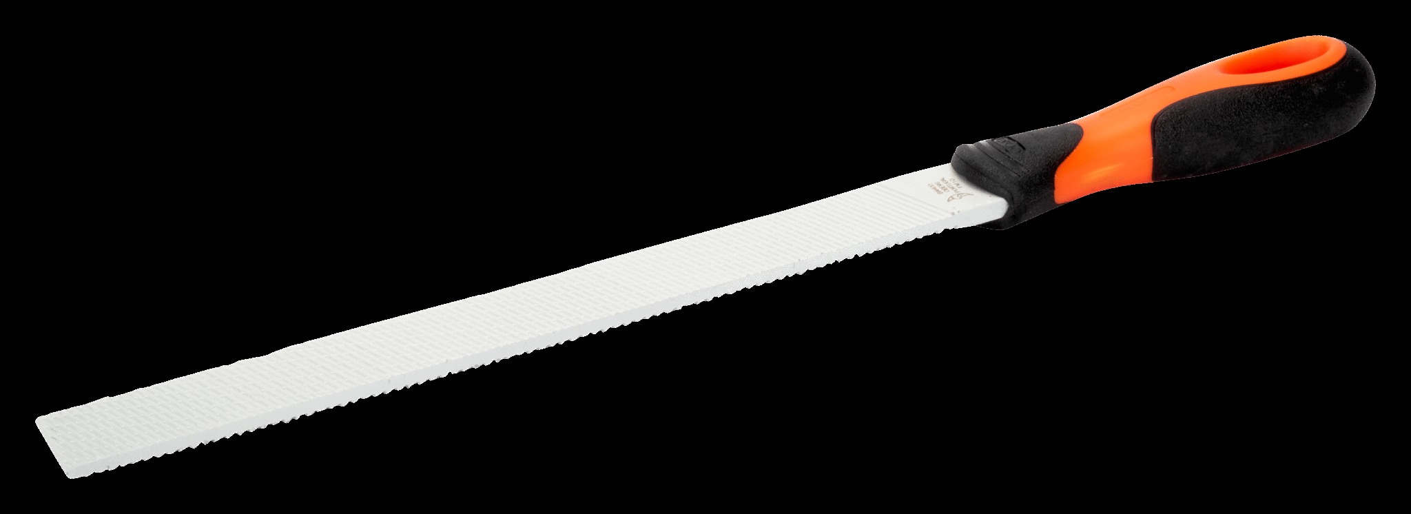 Bahco File, 1 side shear cut / 1 side curved teeth