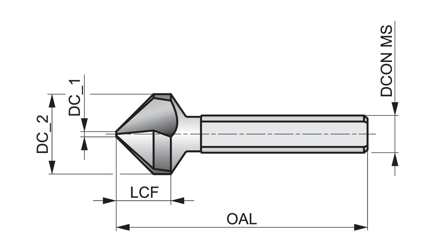 DORMER G5068.3 Countersinks / Bors - Image 2