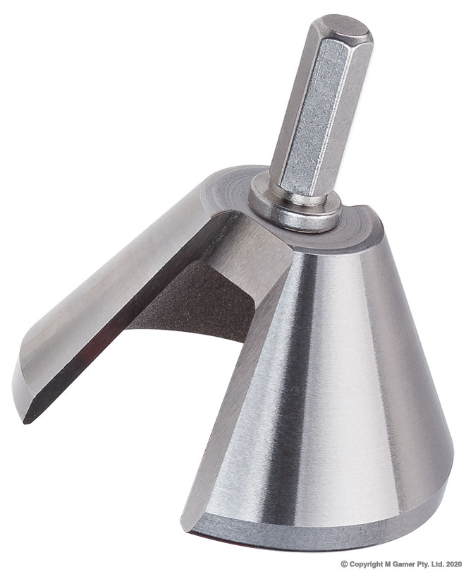 Geiger - 60° Hex-Drive Pipe Deburring Tool - 22-46 mm