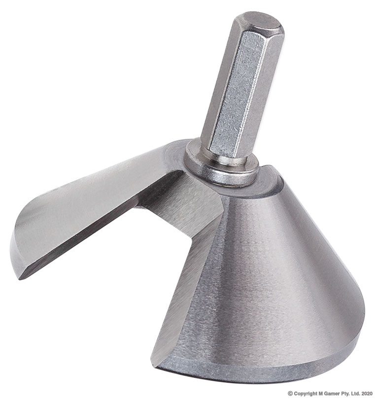 90° Hex-drive Pipe Deburring Tool - 22-46 mm