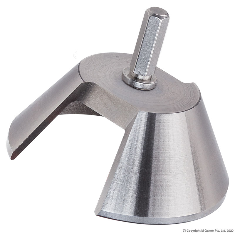 60° Hex-Drive Pipe Deburring Tool - 40-62 mm
