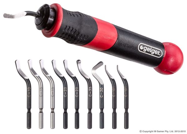 Geiger - Deburring Handle & Blades Set