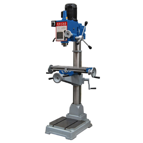 ARICAS GEAR HEAD FLOOR MILL DRILL, 3MT, 240v 1PH