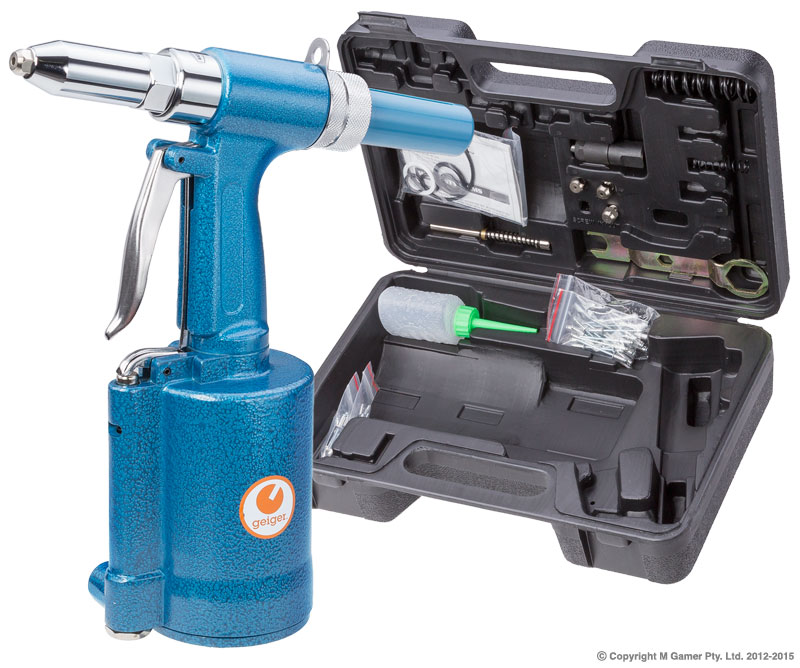 Geiger - 3/16" Capacity Air Rivet Gun Kit