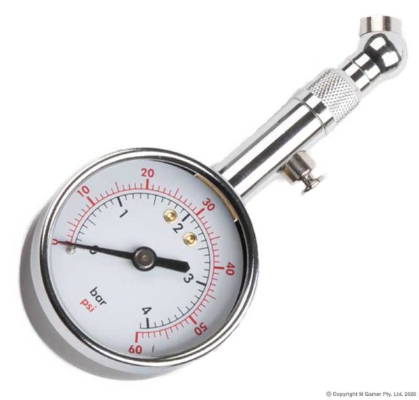 Geiger - 0-60psi Tyre Pressure Gauge