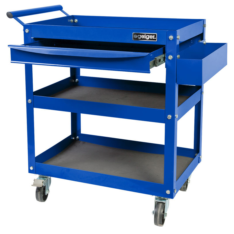 Geiger - Heavy Duty Parts Trolley with Slide Tray