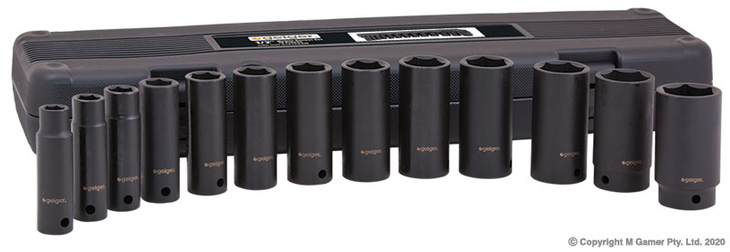 1/2" Drive Imperial Socket Set (13pc.)