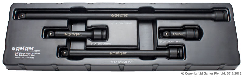 1/2" Wobble Extension Bar Set (4pc.)