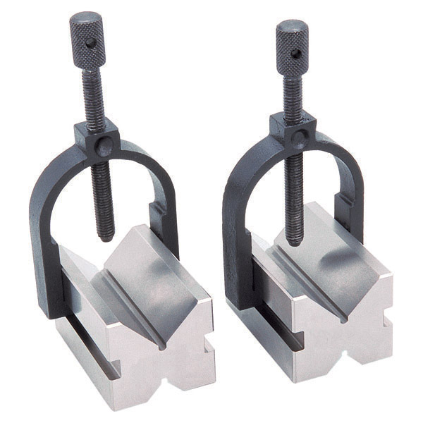 VB/T/35 GROZ TOOL MAKERS VEE BLOCK & CLAMP SET, 50 x 37 x 37MM, 32MM CAP.