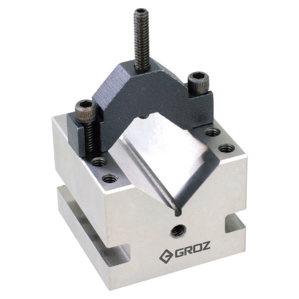 GROZ VB/SP/V/100S TOOL MAKERS VEE BLOCK & CLAMP SET VERSATILE, 100 x 75 x 75MM, 57MM CAPACITY