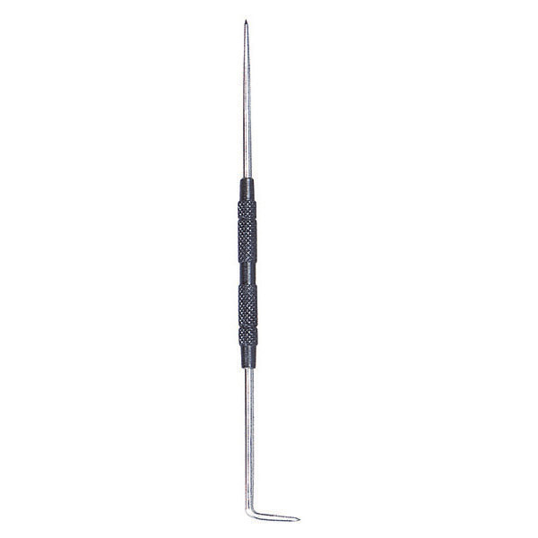 MS/7 GROZ DOUBLE END SCRIBER, STEEL BODY, STRAIGHT & 90 DEG POINT, 190MM OAL