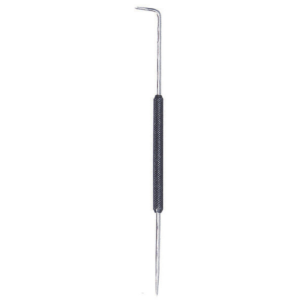 MS/H/8 GROZ DOUBLE END SCRIBER, STEEL BODY, STRAIGHT & 90 DEG POINT, 230MM OAL