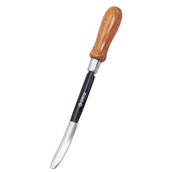 ES/HR/8 GROZ ENGINEERS HAND SCRAPER, HALF ROUND 200MM