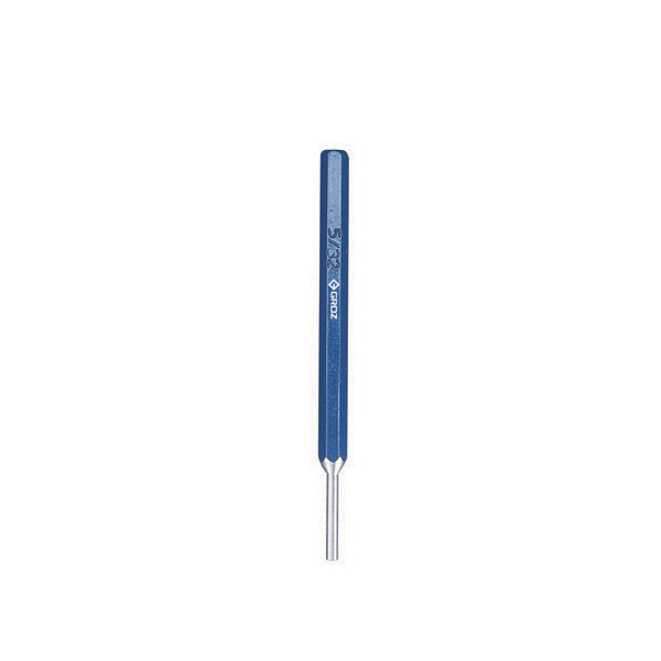 PP/HD5-32 GROZ HEAVY DUTY PIN PUNCH, HEX SHANK, 5/32" x 5"