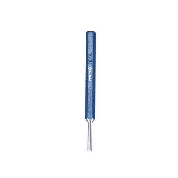 PP/HD1-4 GROZ HEAVY DUTY PIN PUNCH, HEX SHANK, 1/4" x 5-3/4"