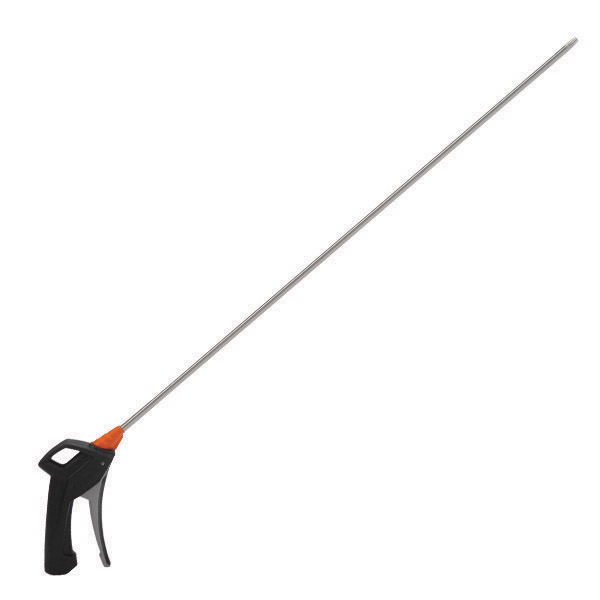 ABG-3B GROZ EXTENDED REACH AIR BLOW GUN, NYLON BODY 508MM LONG STAINLESS STEEL NOZZLE
