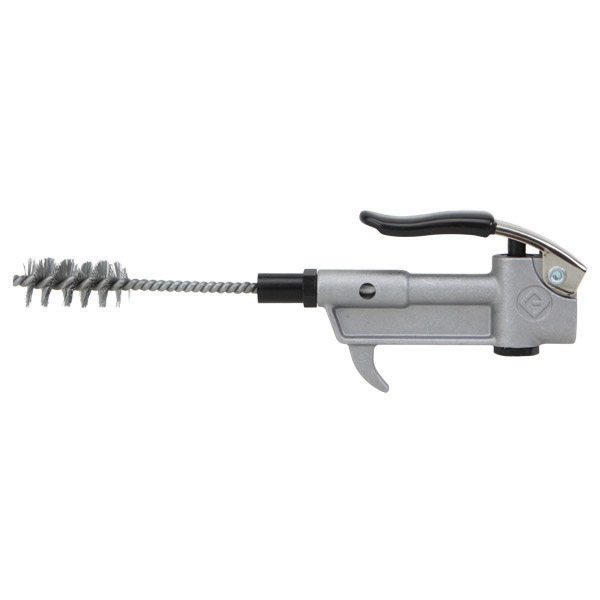 LAG/S/1-4 GROZ PRO SERIES SAFETY AIR BLOW GUN, ALLOY BODY, WIRE TUBE BRUSH