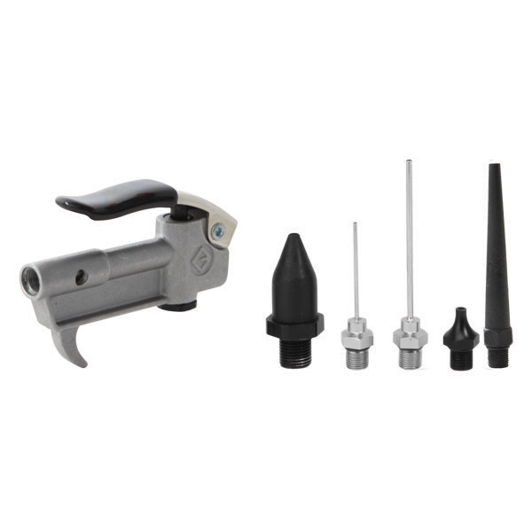KIT/LAG/6/ST GROZ PRO SERIES SAFETY AIR BLOW GUN KIT, 6 PCE, ALLOY BODY