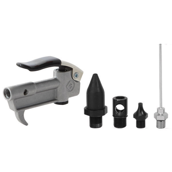 KIT/LAG/5/ST GROZ PRO SERIES SAFETY AIR BLOW GUN KIT, 5 PCE ALLOY BODY